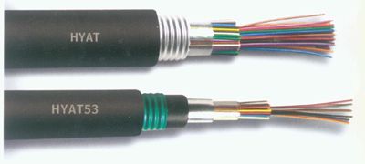 HYAT53全塑通信电缆，全塑电话电缆，全塑架空通信电缆，全塑铠装通信电缆 HYAT53全塑铠装通信电缆